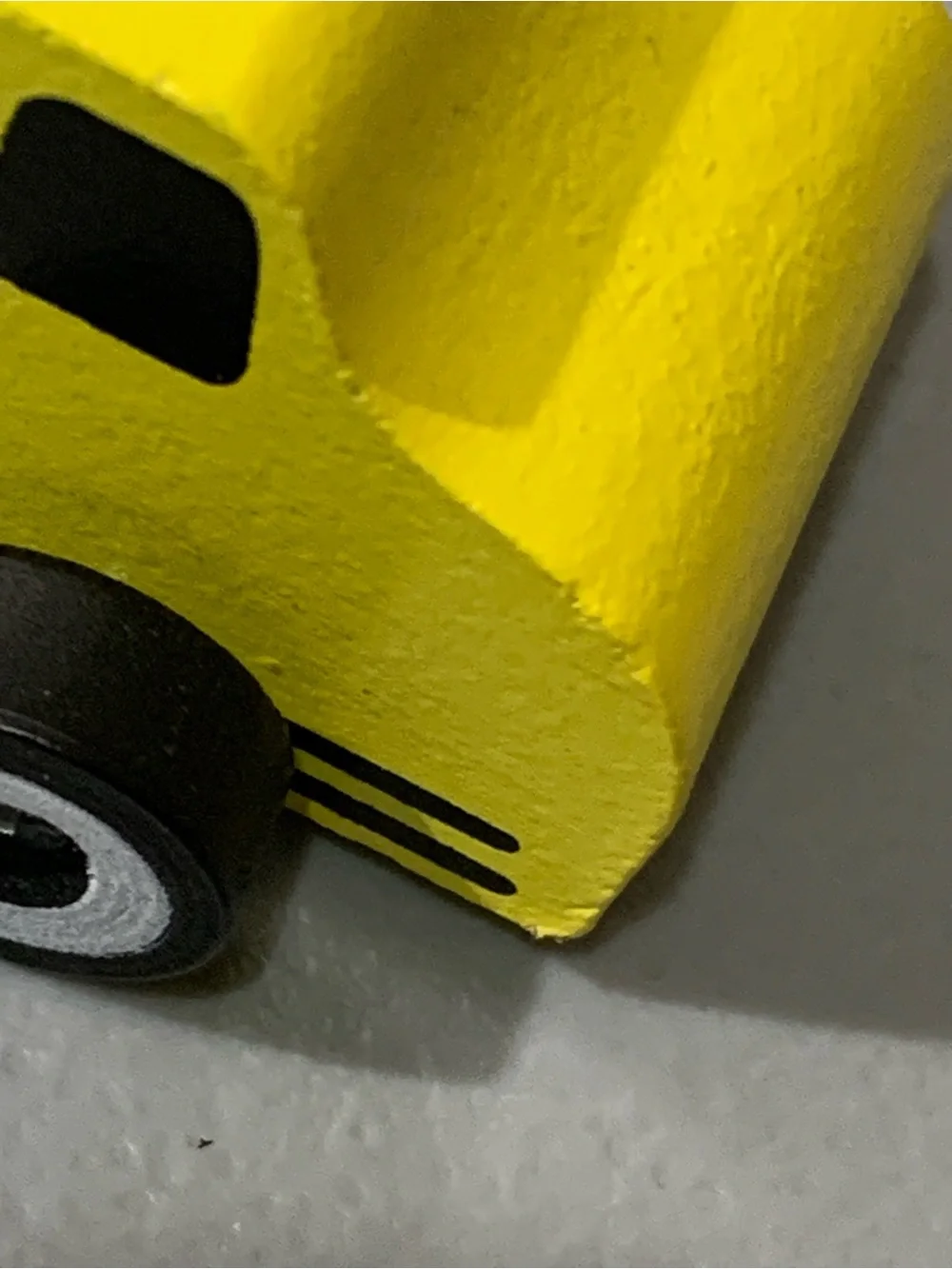 Yellow Wooden School Bus Toy for Kids - Classic Vehicle Play